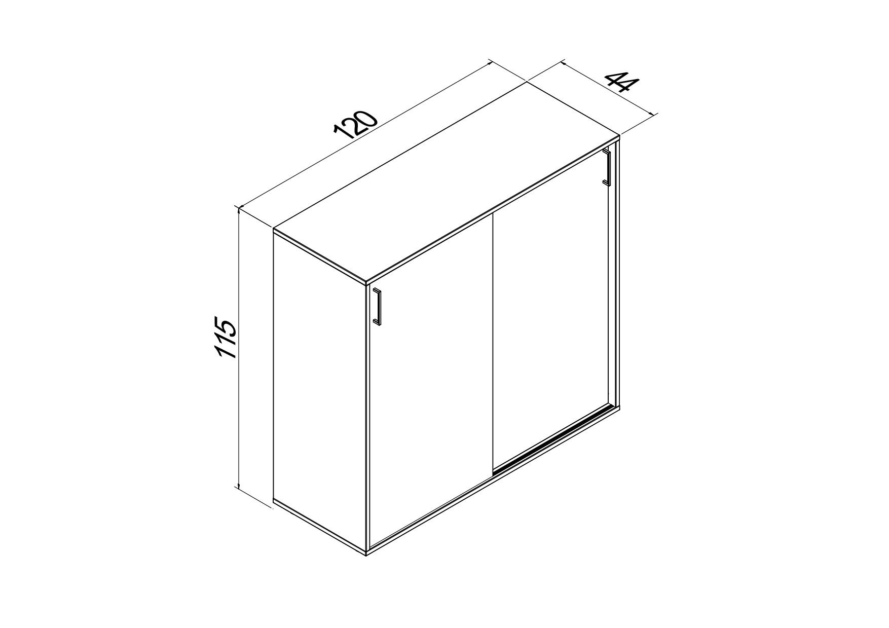 Mix Schiebetürenschrank