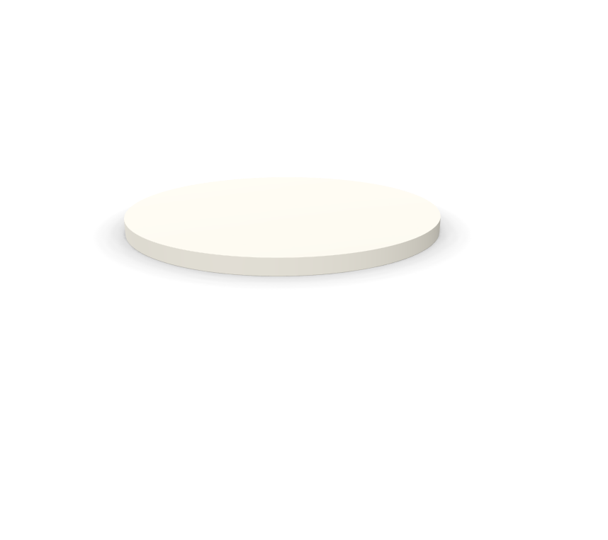 Dekorplatte rund
