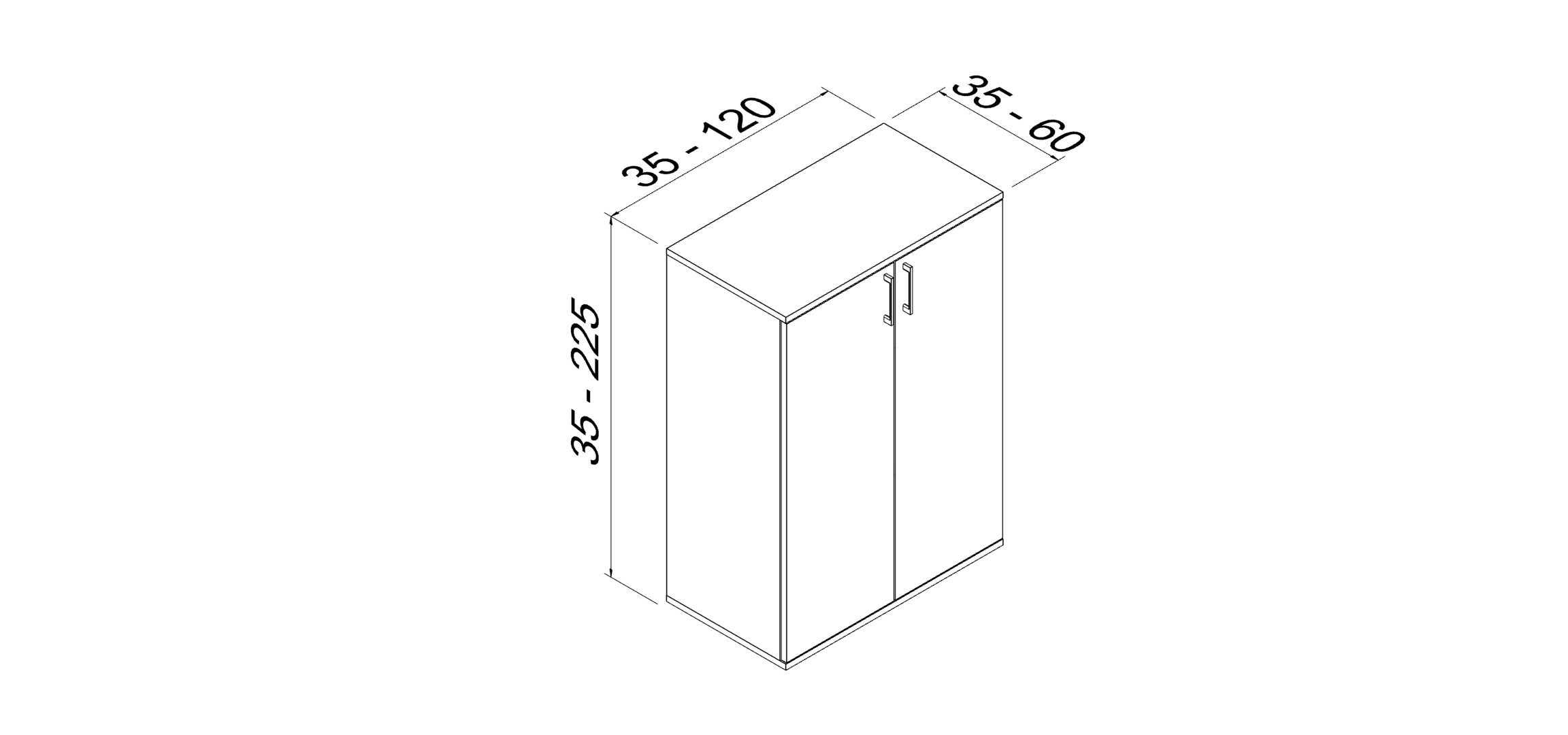 Mix Drehtürenschrank